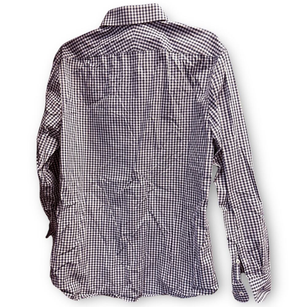 EUC Original Penguin Heritage Slim Fit Gingham Shirt 16 34/35 - Picture 6 of 6